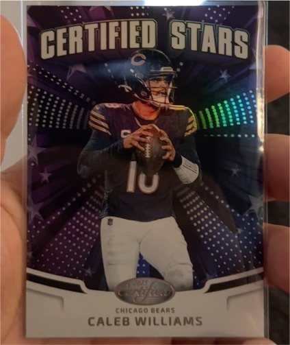 2025 Panini Certified #CST-CWS Caleb Williams Certified Stars — front