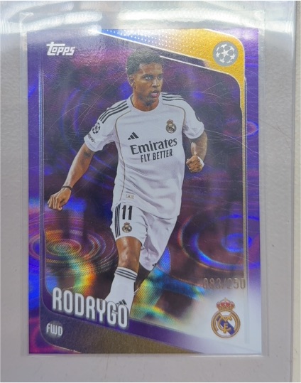 2025-26 Topps UEFA Club Competitions #102 Rodrygo — front