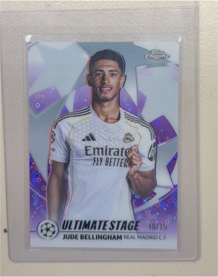 2025-26 Topps UEFA Club Competitions #US-26 Jude Bellingham Ultimate Stage Chrome — front