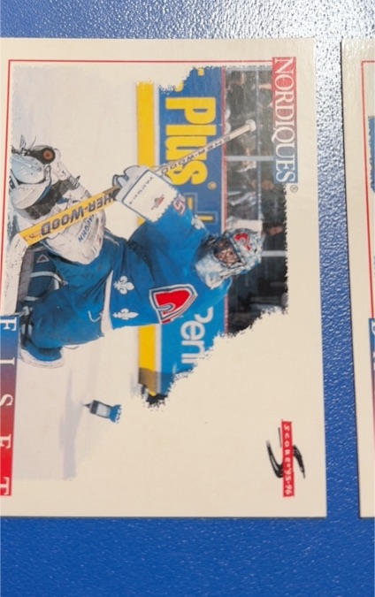 1995-96 Score #205 Stephane Fiset — front