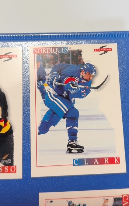 1995-96 Score #57 Wendel Clark — front
