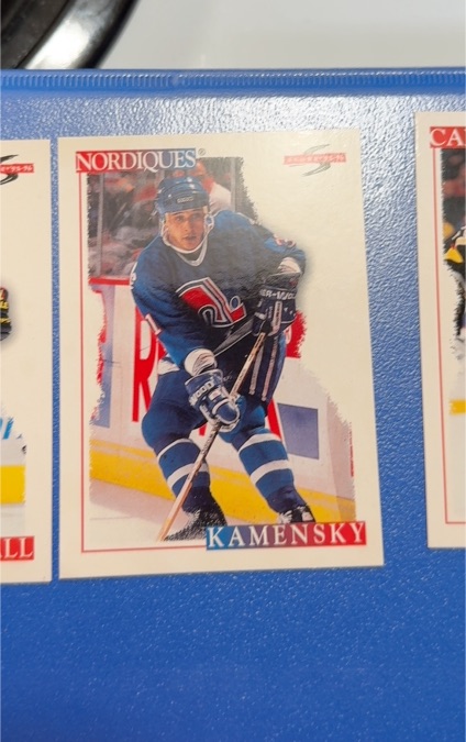 1990 Score #201 Valeri Kamensky — front
