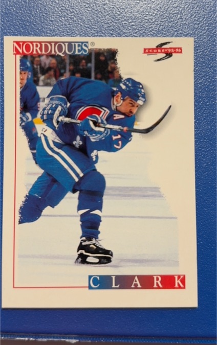 1995-96 Score #57 Wendel Clark — front
