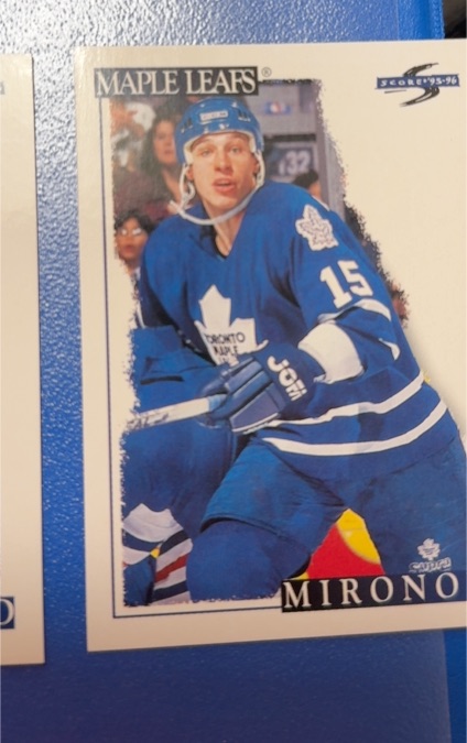 1995-96 Score #180 Dmitri Mironov — front