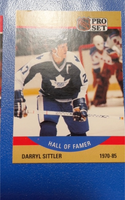 1990-91 Pro Set #404 Darryl Sittler — front