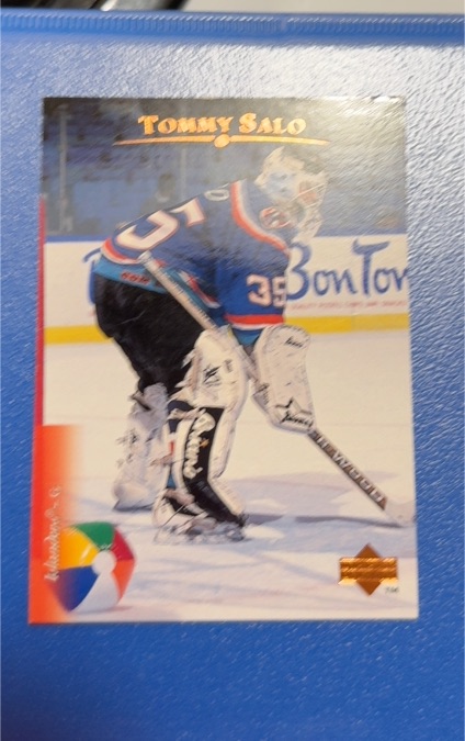 1995-96 Upper Deck #413 Tommy Salo — front