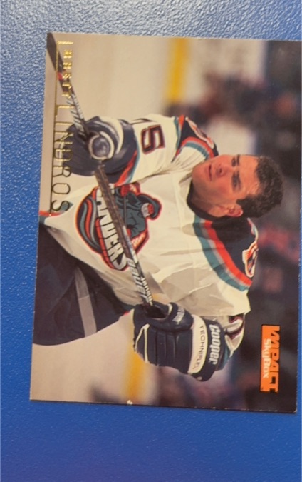 1995-96 SkyBox Impact #102 Brett Lindros — front