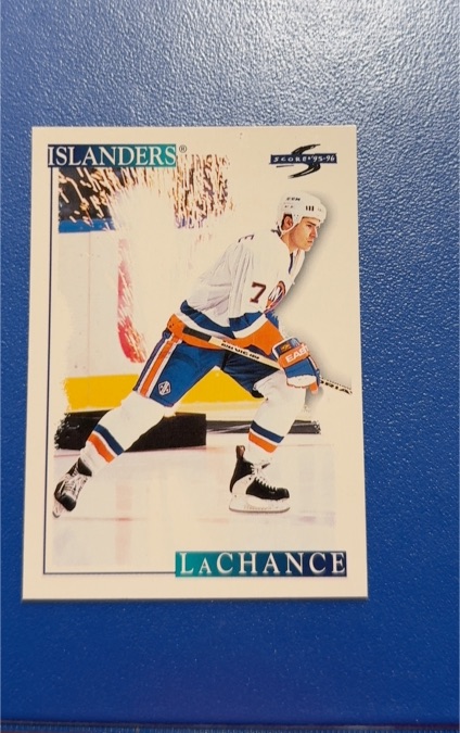 1995-96 Score #177 Scott Lachance — front