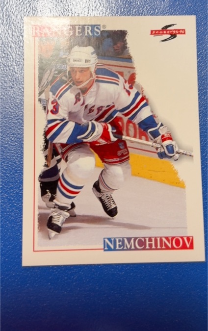 1995-96 Score #95 Alexei Nemchinov — front