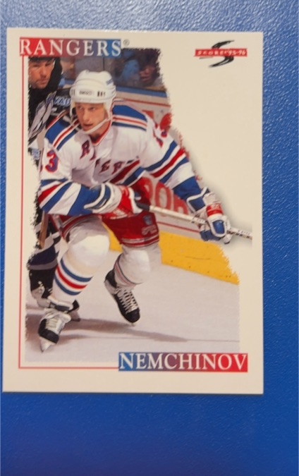 1995-96 Score #230 Alexei Nemchinov — front