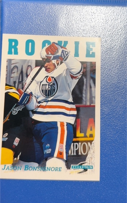 1995-96 Score #308 Jason Bonsignore — front