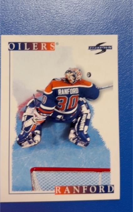 1991-92 Score #401 Bill Ranford — front
