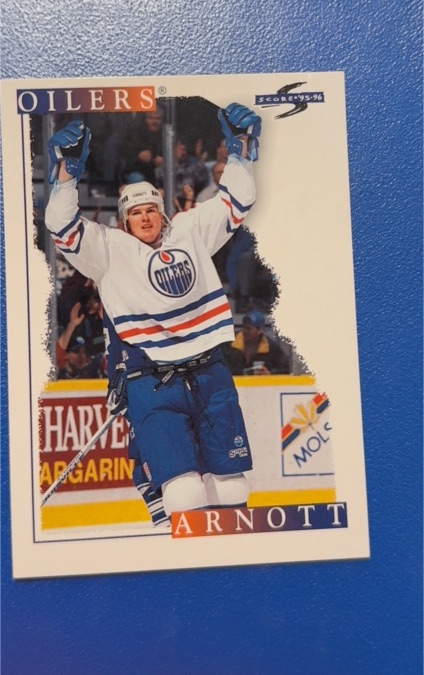 1995-96 Score #8 Jason Arnott — front