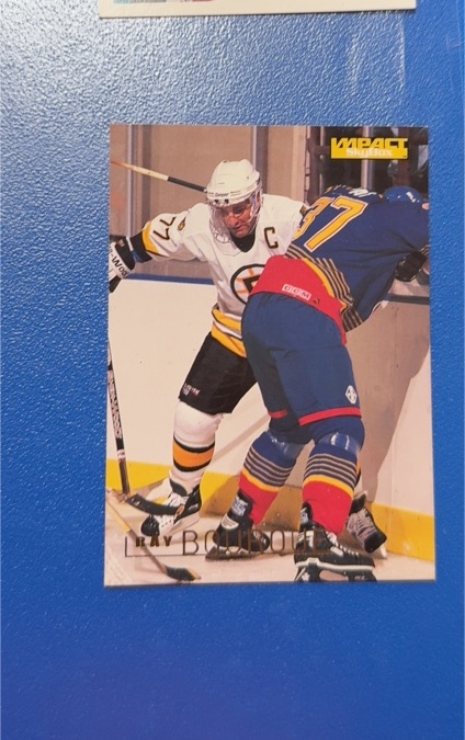 1995-96 SkyBox Impact #7 Ray Bourque — front