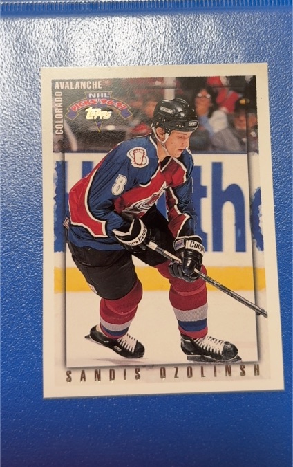 1996-97 Topps Picks #21 Sandis Ozolinsh — front