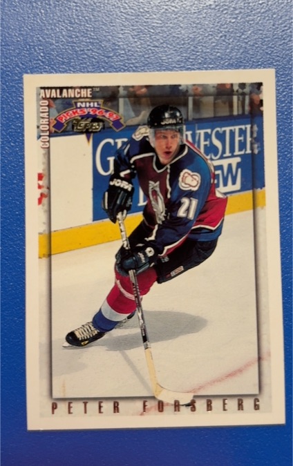 1996-97 Topps NHL Picks #5 Peter Forsberg — front