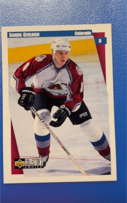 1997-98 Upper Deck Collector's Choice #60 Sandis Ozolinsh — front