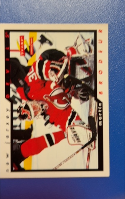 1996-97 Score #10 Martin Brodeur — front