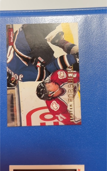 1991 Score #252 Peter Forsberg — front