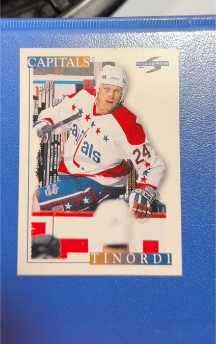 1995-96 Score #144 Mark Tinordi — front
