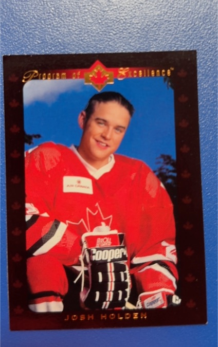 1995-96 Upper Deck Program of Excellence #513 Josh Holden — front