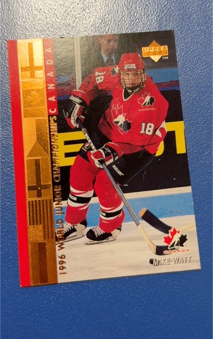 1995-96 Upper Deck World Junior Champions #536 Mike Watt — front