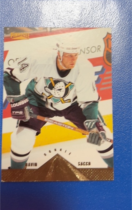 1996-97 Pinnacle #213 David Sacco — front