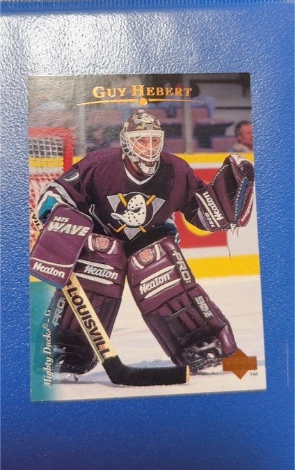 1995-96 Upper Deck #467 Guy Hebert — front