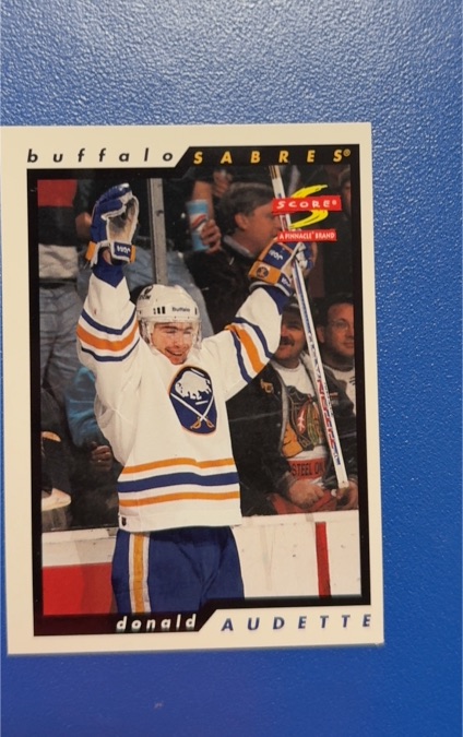 1996-97 Score #233 Donald Audette — front