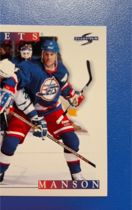 1995-96 Score #59 Dave Manson — front