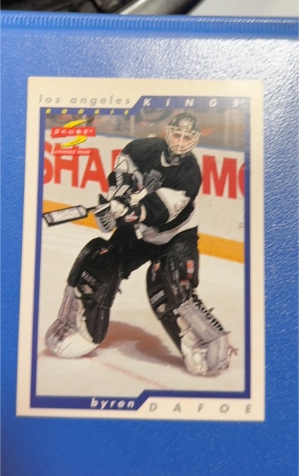 1996-97 Score #260 Byron Dafoe — front