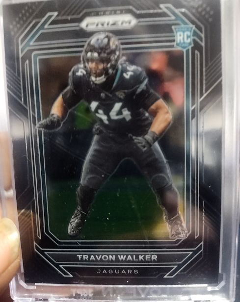 2022 Panini Chronicles #PB-21 Travon Walker Prizm Black — front