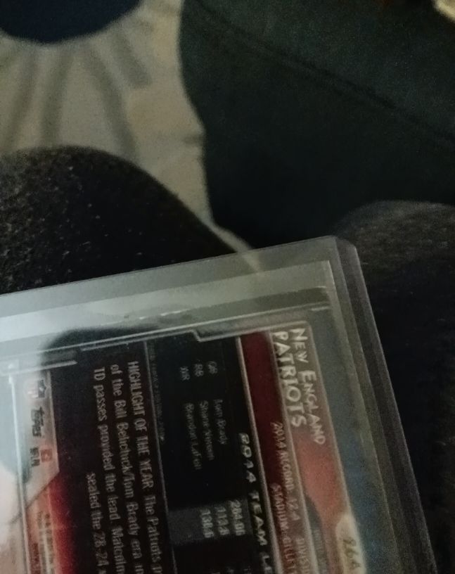2014 Topps #284 New England Patriots Team — front