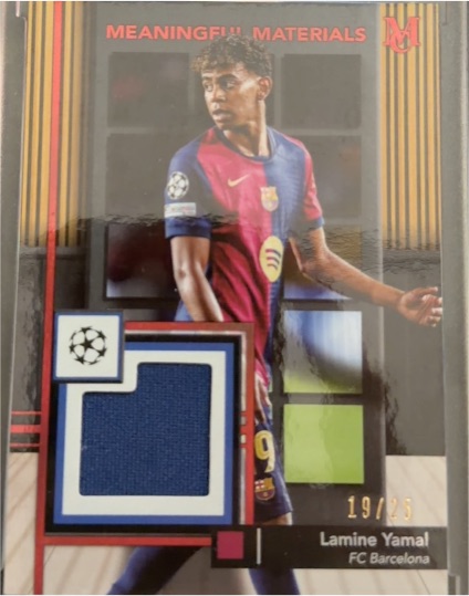 2024-25 Topps Museum Meaningful Materials #Lamine Yamal — front
