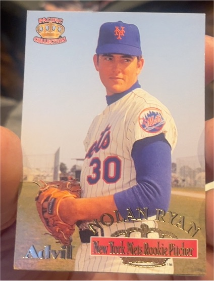 1996 Pacific Collection Advil #1 Nolan Ryan — front