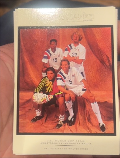 1994 Upper Deck World Cup #WI1 USA US World Cup Team — front