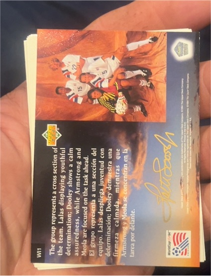 1994 Upper Deck World Cup USA 94 #W11 Melora — front