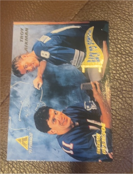 1991 Upper Deck #1 Troy Aikman — front