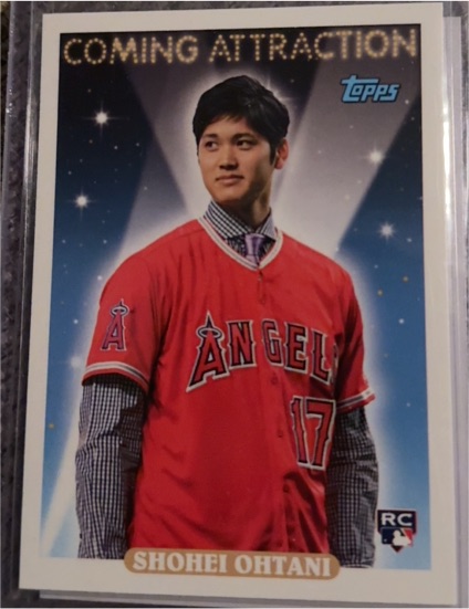 2018 Topps Archives 1993 Coming Attraction #CA1 Shohei Ohtani Rookie Card — front