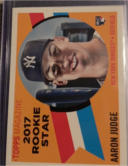 2017 Topps Archives 1960 Rookie Star #RS-9 Aaron Judge — front