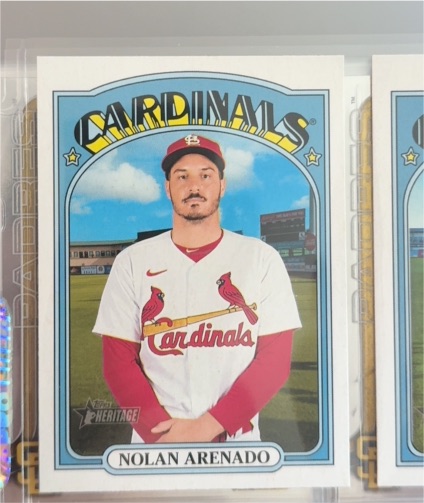 2021 Topps Heritage High Number #616 Nolan Arenado — front