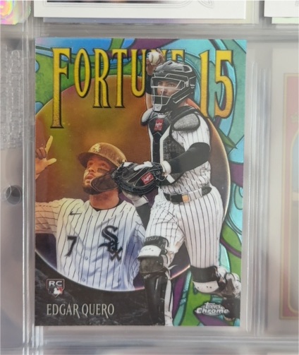 2025 Topps Chrome Update Fortune 15 #F15-22 Edgar Quero — front