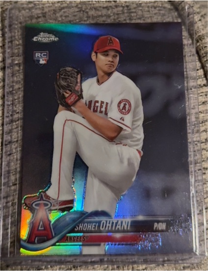 2018 Topps Chrome #150 Shohei Ohtani — front