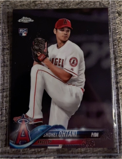 2018 Topps Chrome #150 Shohei Ohtani — front