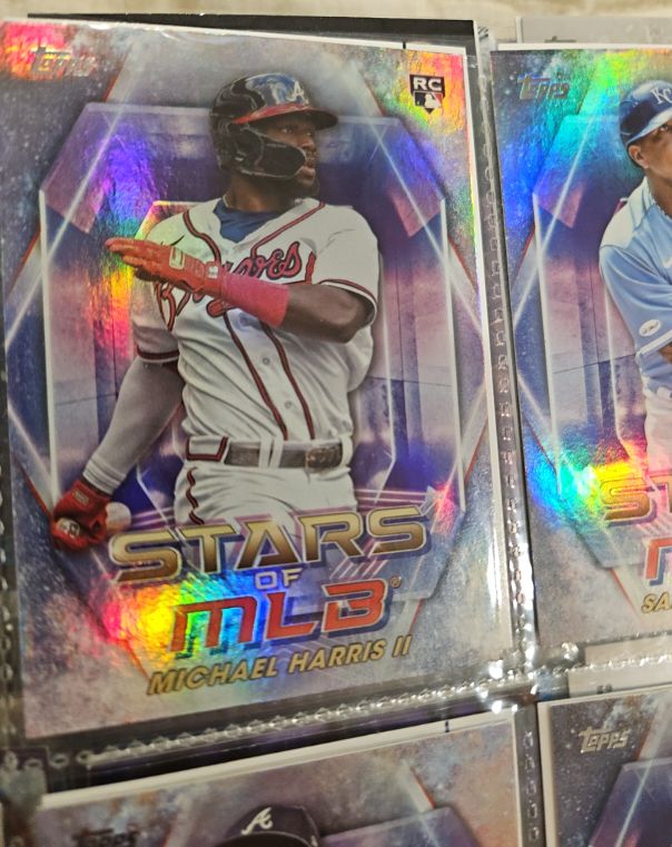 2023 Topps Series 2 Stars of MLB Chrome #SMLBC-35 Michael Harris II — front