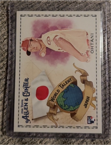 2018 Topps Allen & Ginter World Talent #WT-24 Shohei Ohtani — front