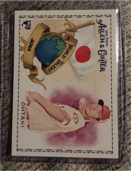 2018 Topps Allen & Ginter #WT-24 Shohei Ohtani — front