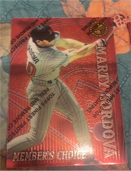 1996 Topps Finest Stadium Club Members Only #47 Marty Cordova — front