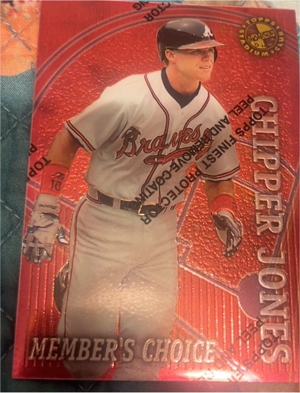 1996 Topps Stadium Club Members Only 50 #50 Chipper Jones — front