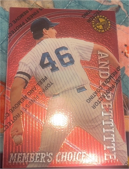 1996 Topps Stadium Club Members Only 50 #50 Andy Pettitte — front